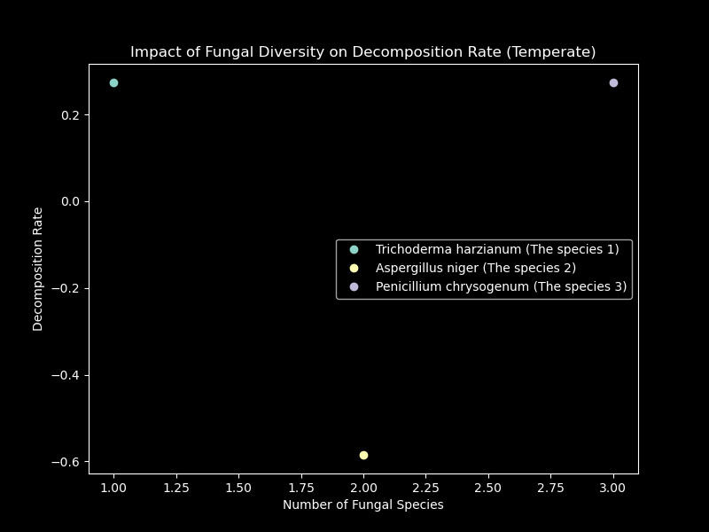 Impact of Fungal Diversity on Decomposition Rate